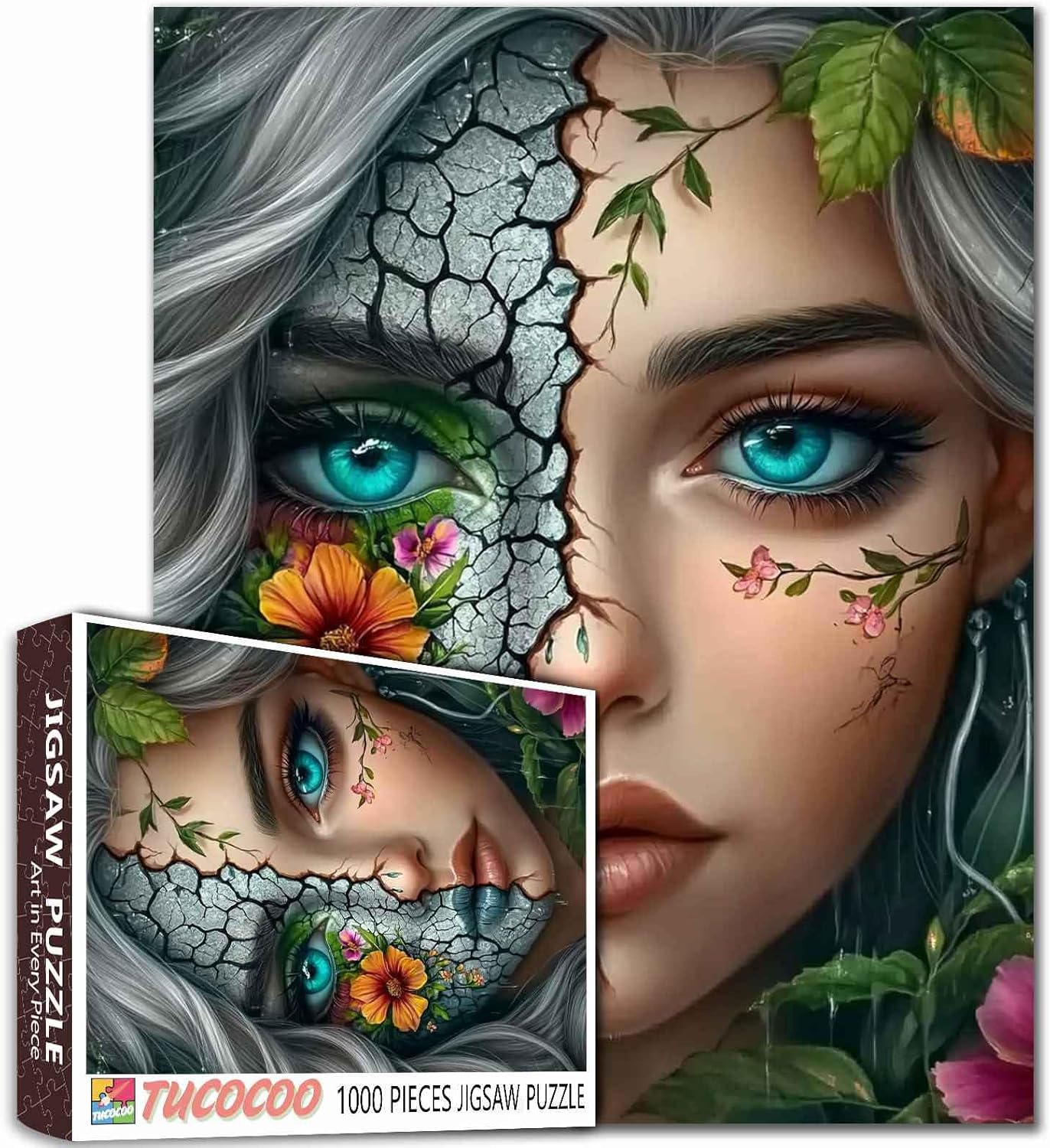 Puzzle Femme Abstraite De