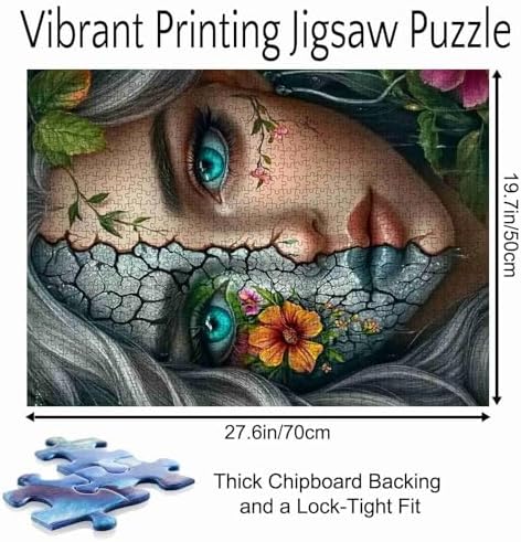 Vue 2 de Puzzle Femme Abstraite De