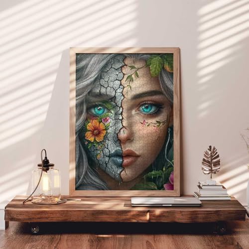 Vue 3 de Puzzle Femme Abstraite De