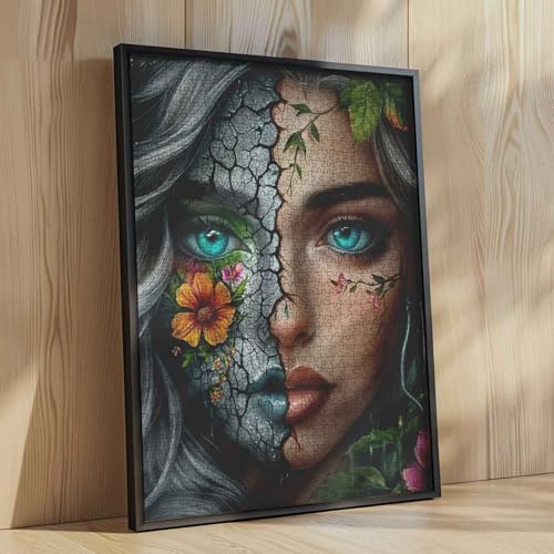 Vue 4 de Puzzle Femme Abstraite De