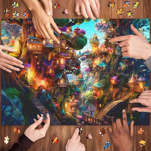 Vue 5 de Huadada Puzzles Pour Adultes