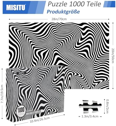 Vue 3 de Misitu Puzzle Pieces Pour