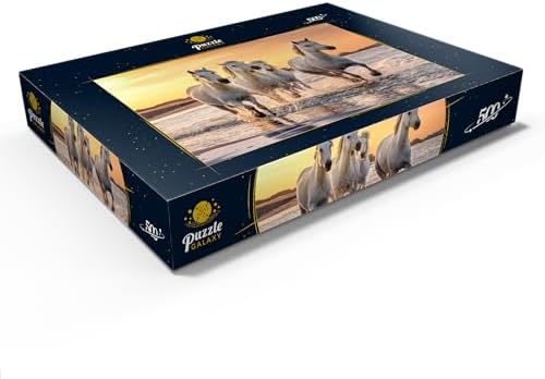 Vue 3 de Mypuzzle Chevaux Blancs De