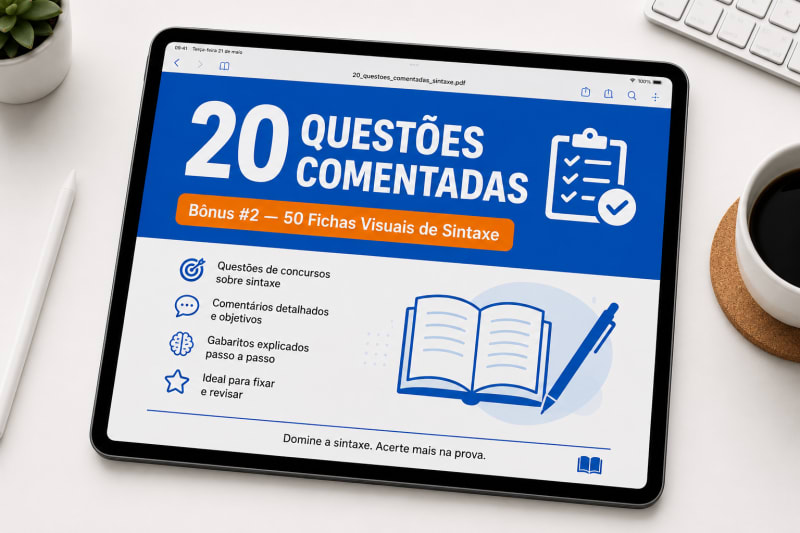 Bônus 2 – 20 Questões Comentadas