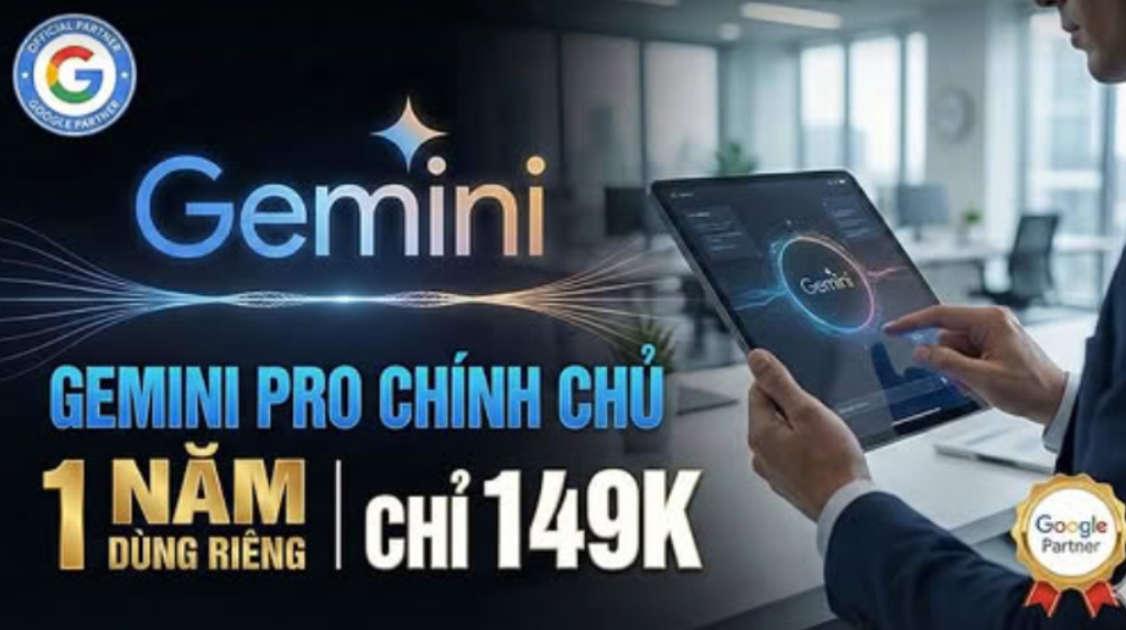 🚀 CHỈ 20K/THÁNG: SỞ HỮU "BỘ NÃO AI" MẠNH NHẤT 2026 – GEMINI 3 PRO & HỆ SINH THÁI SIÊU CẤP