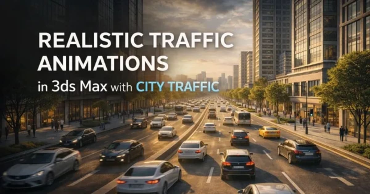 Traffic Animation Java Create Realistic Traffic Animations in 3ds Max | SuperRenders