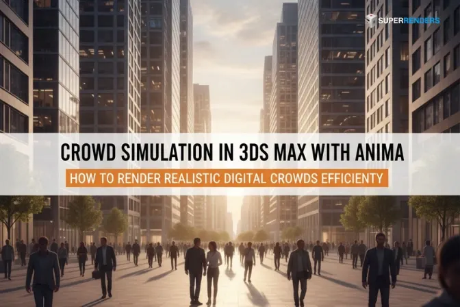Anima Plugin 3ds Max: Guide to Efficient Crowd Rendering - Super ...