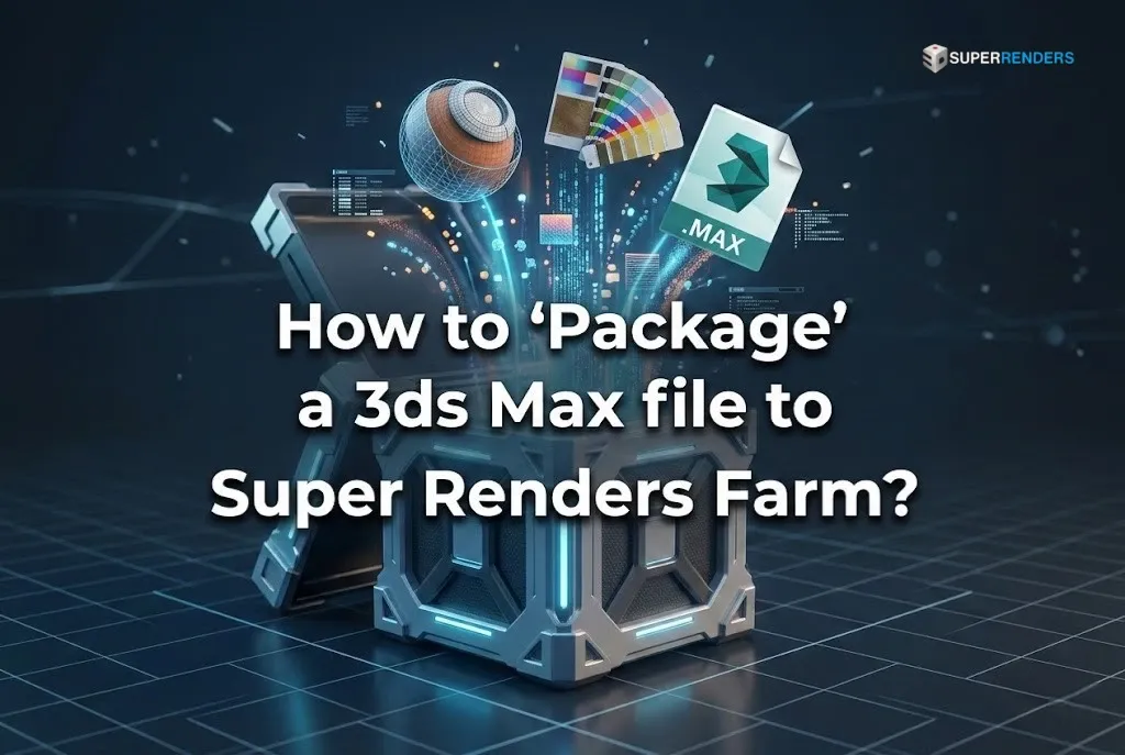 Empaqueter 3ds Max pour ferme de rendu SuperRenders — free download