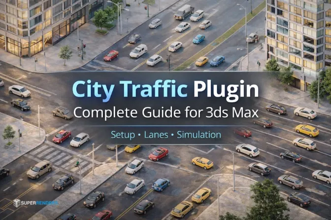 City Traffic Plugin 3ds Max | SuperRenders