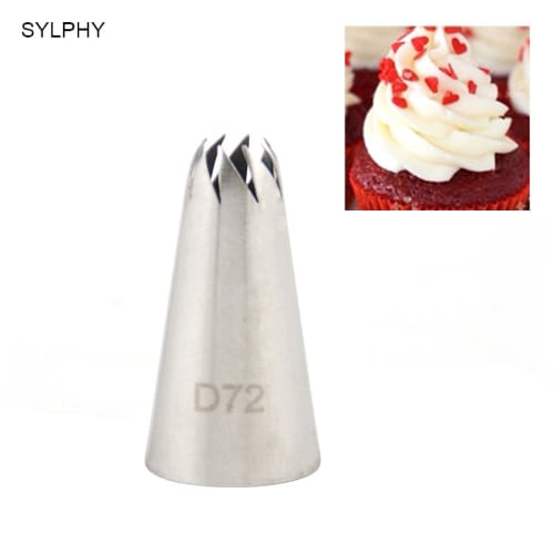 SYLPHY-D72-Rotating-Cake-Decorating-Tips-Pastry-Tool-Stainless-Steel-Piping-Nozzles-Cream-Head