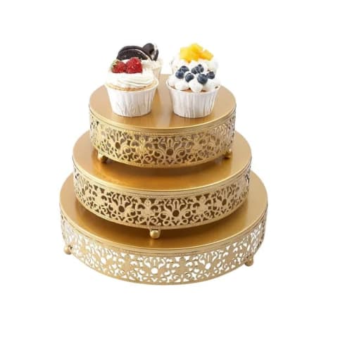 Metal cake stand