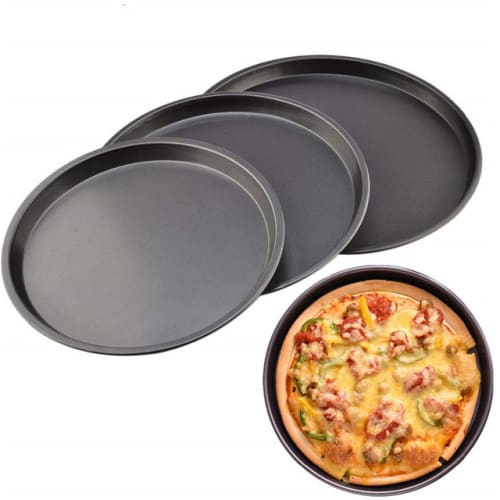 Cake-Mould-Bakeware-Steel-Round-Barking-Tray-Pizza-Pan