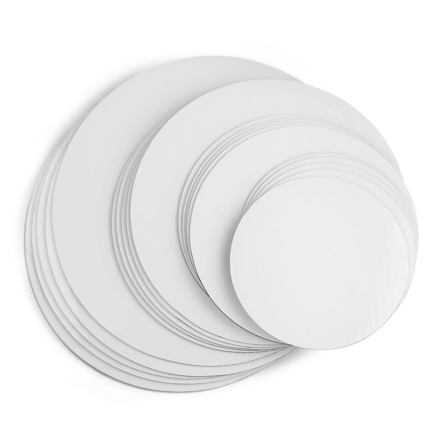 white cake board