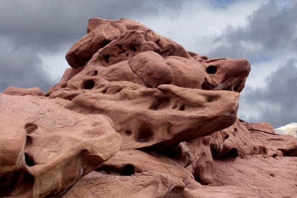 Katutau Mountains in Altyn-Emel National Park landscape in Kazakhstan