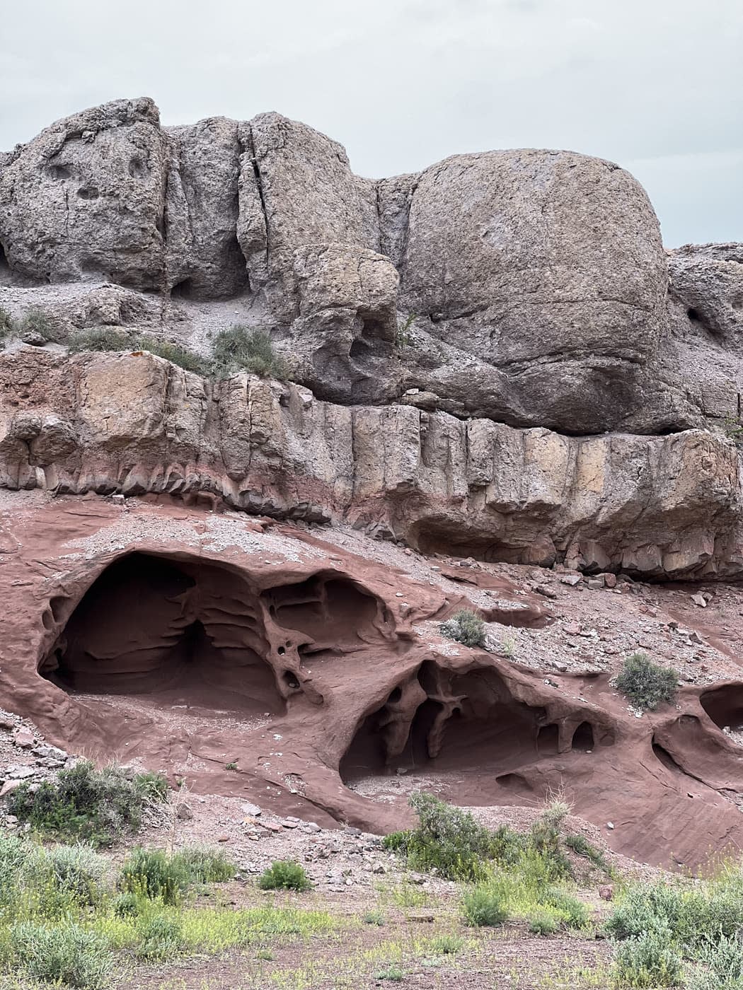 Katutau Mountains in Altyn-Emel National Park travel scenery in Kazakhstan