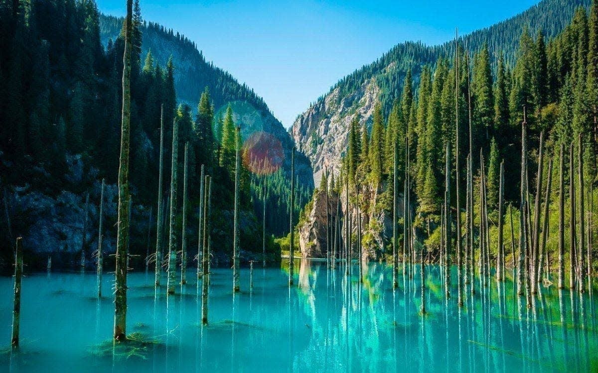 Kolsai, Kaindy & Charyn Tour: Tour route with scenic nature in Kazakhstan