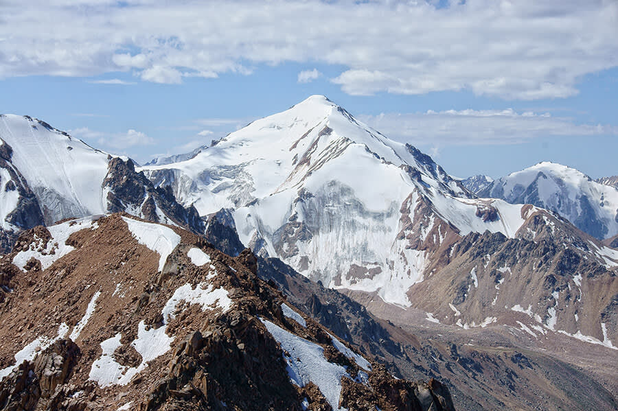 Titov Peak (3850 m) at Almaty Mountains — closer than they seem, Kazakhstan