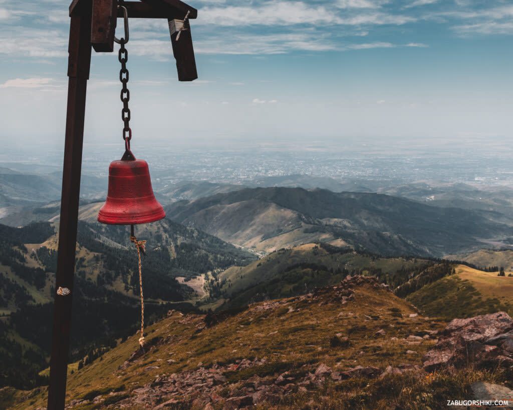 Bukreev Peak (3010 m) at Almaty Mountains — closer than they seem, Kazakhstan