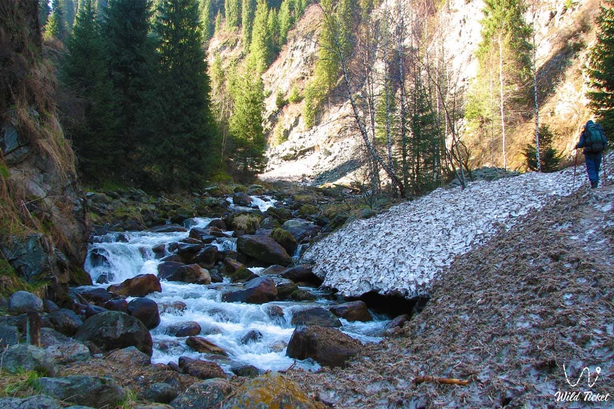 Almaty Mountains Hiking Tour: Ile-Alatau Routes landscape in Kazakhstan