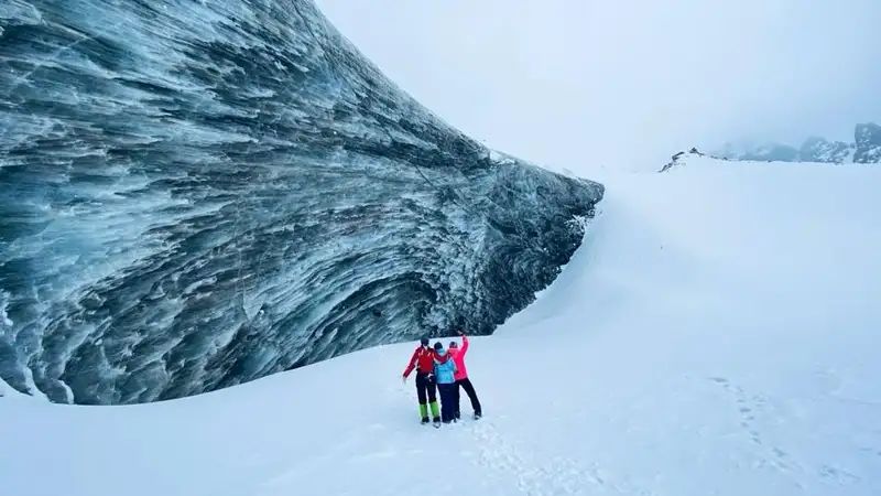 Ледник Богдановича landscape in Kazakhstan