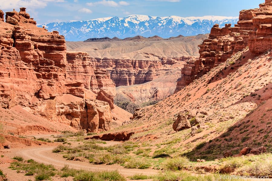 Чарынский каньон landscape in Kazakhstan