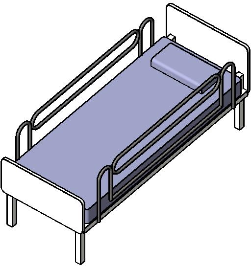 Bed - Hospital revit family free download