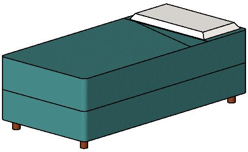 Bed - Small Sizes revit family free download