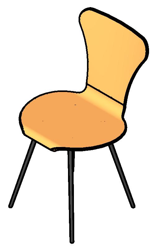 Chair Butterfly revit family free download
