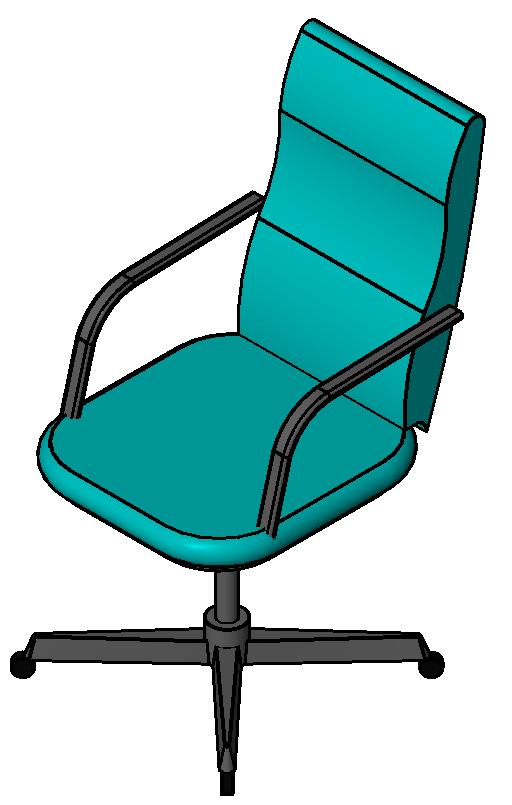 Chair Executive revit family free download