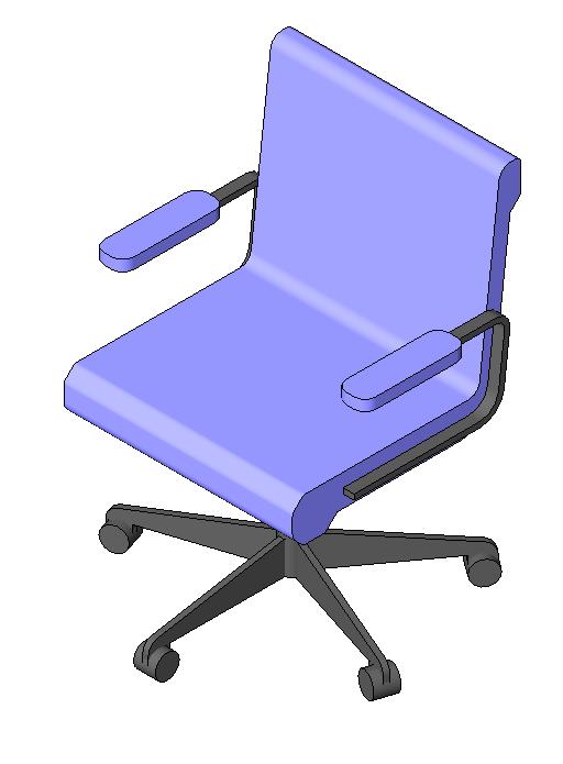 Chair for Desk 4 revit family free download