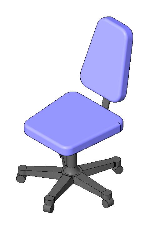 Chair for Desk 5 revit family free download