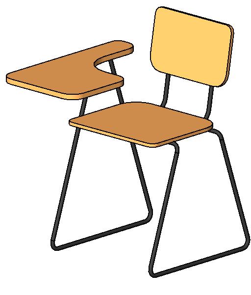 Chair Tablet Arm revit family free download