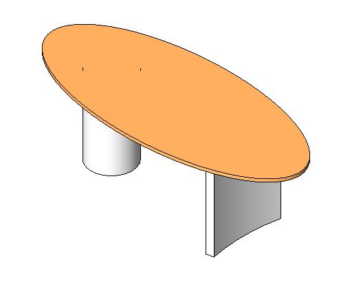 Desk Executive 1 revit family free download