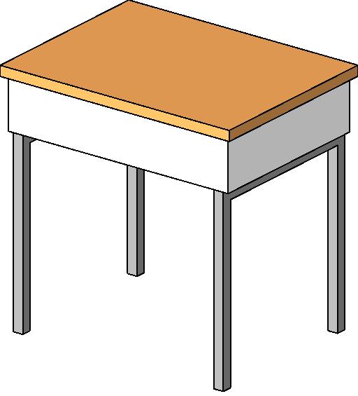 Desk Student revit family free download