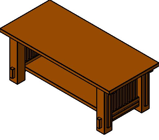 Table - Coffee 4 revit family free download