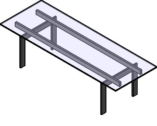 Table - Dining 1 revit family free download