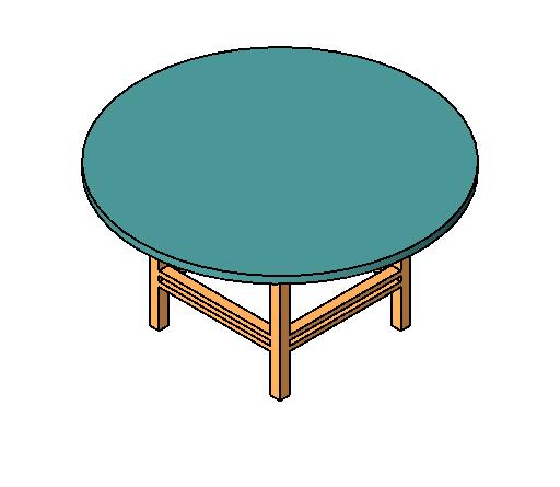 Table - Dining 3 revit family free download