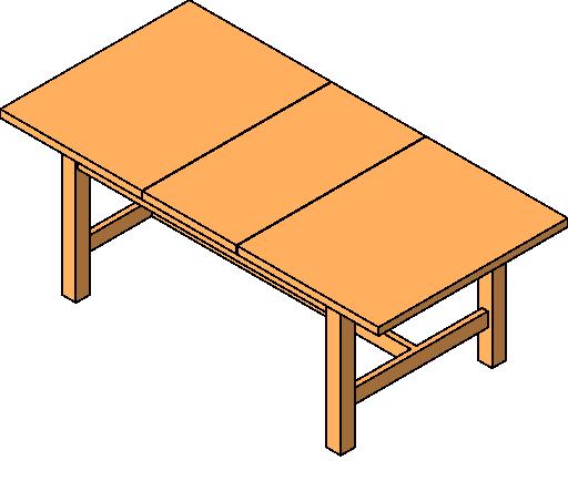 Table - Dining 4 revit family free download