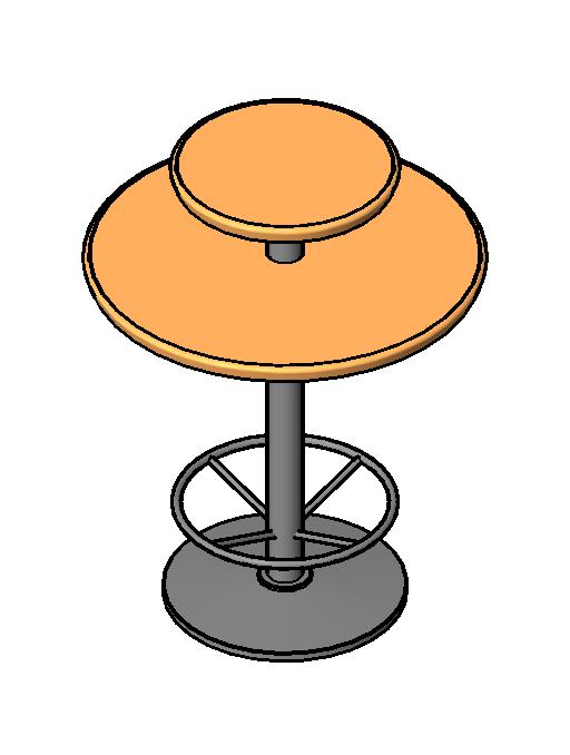 Table - High Level Cafe revit family free download