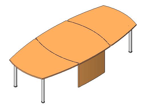 Table - Meeting Large revit family free download