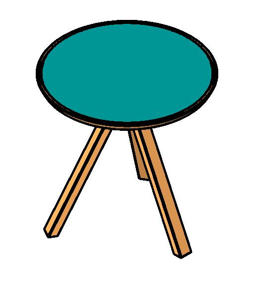 Table Round 2 revit family free download