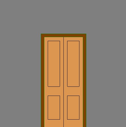 Bifold 2 Panel Door revit family free download