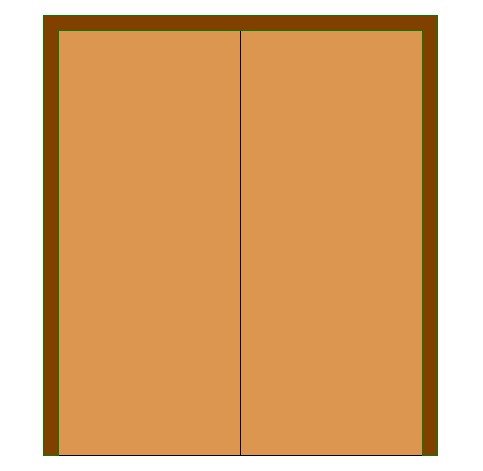 Double Flush Dbl Acting Door revit family free download