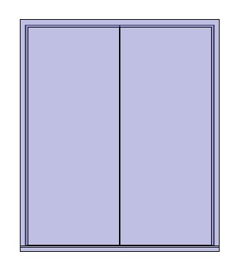 Ext Double Door revit family free download