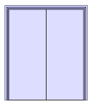 Ext Double Door 2 revit family free download
