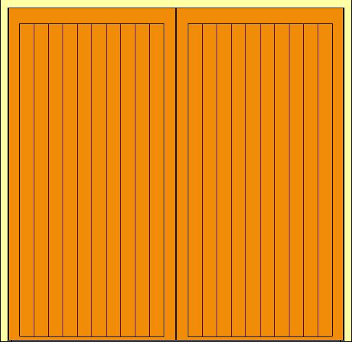 Garage - Timber Side Hung Door revit family free download