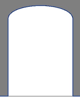 Opening Elliptical Arch revit family free download