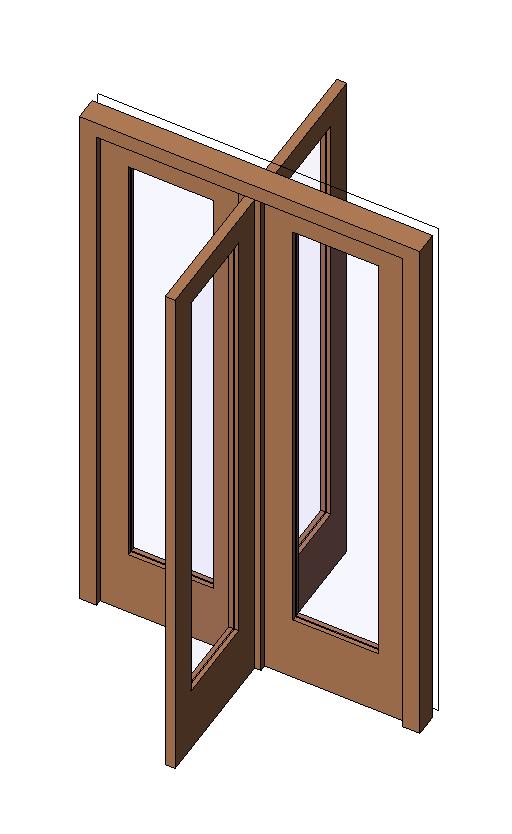 Revolving Door 2 revit family free download
