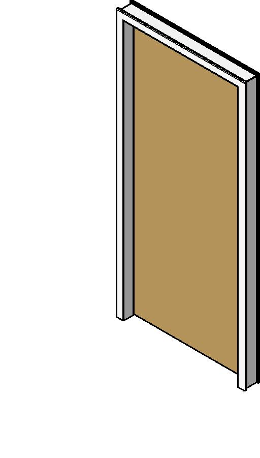 Single - Steel Frame Door revit family free download