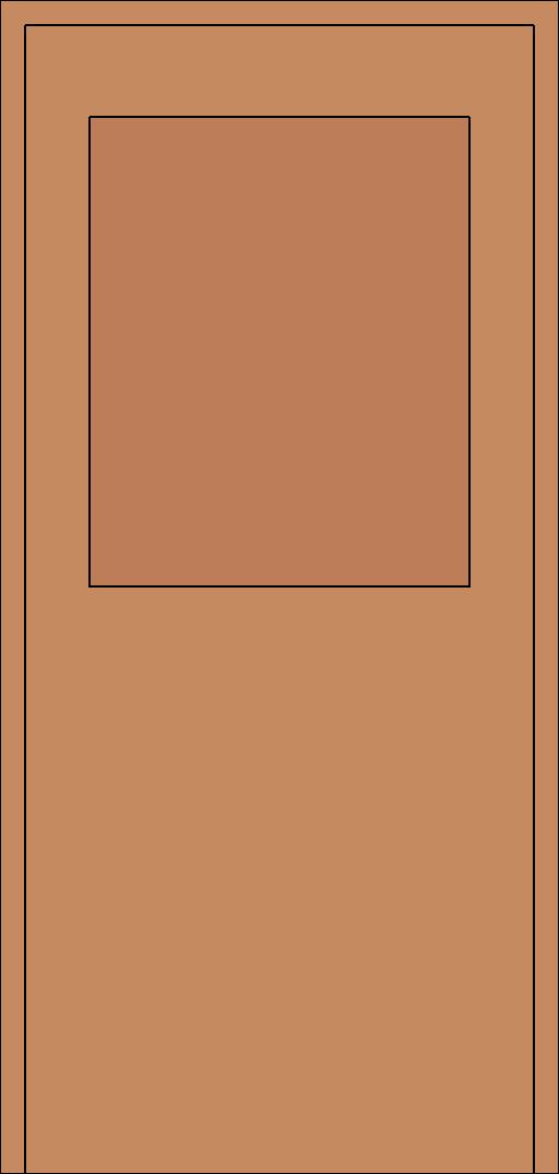 Single Panel Door revit family free download